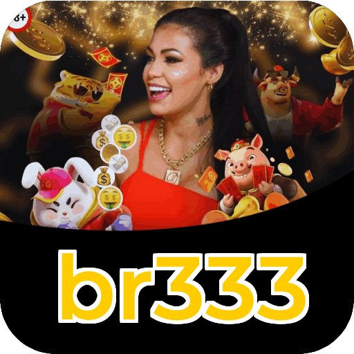 Interface do aplicativo br333 mostrando jogos disponíveis no iOS e Android